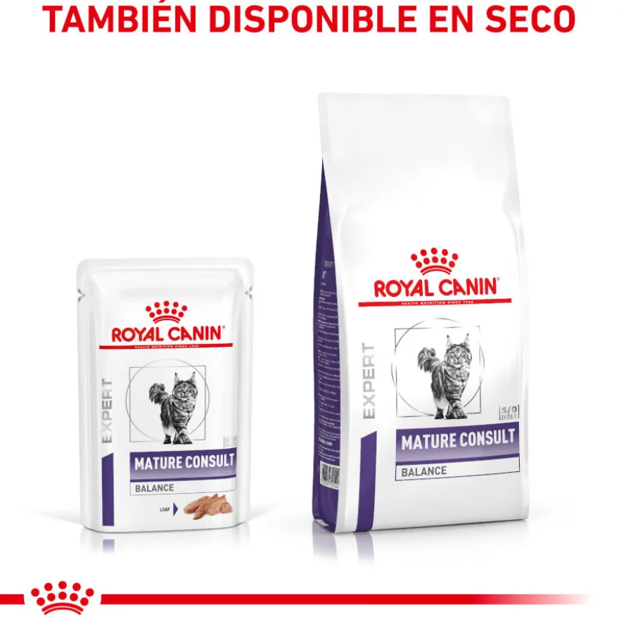 Royal Canin Mature Consult Balance Paté saqueta para gatos