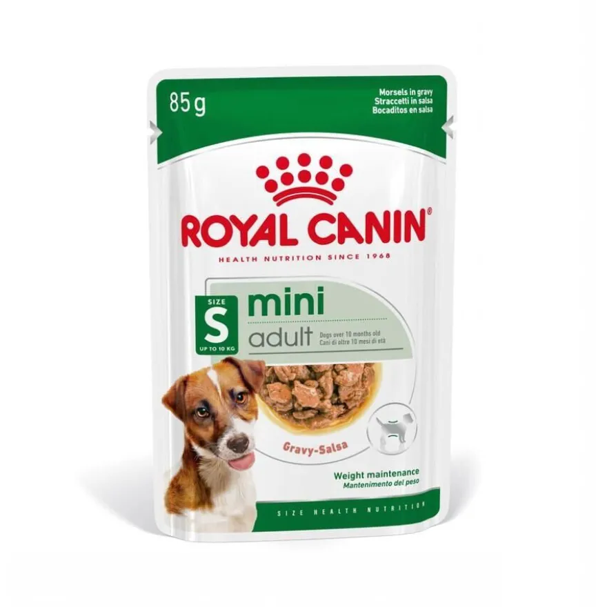 Royal Canin Mini Adult saqueta em molho para cães