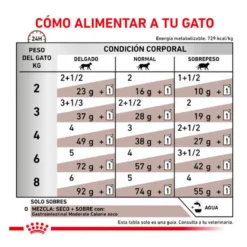 Royal Canin Veterinary Gastrointestinal Moderate Calorie saqueta para gatos