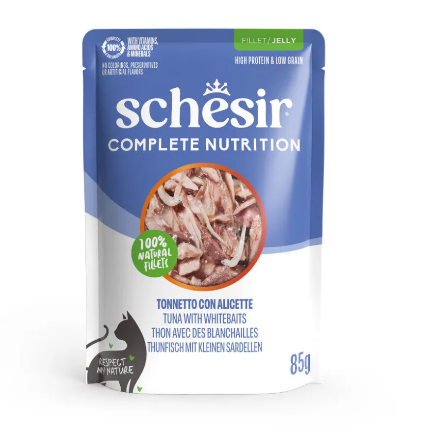 Schesir Adult Atum com Anchova saqueta para gatos