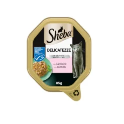 Sheba Delicatezze Comida húmida de Salmão em gelatina en terrina gatos