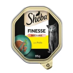 Sheba Finesse Alimento húmido de frango em terrina para gatos