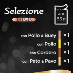 Sheba Selezione Carnes em Molho Saquetas para gatos - Multipack