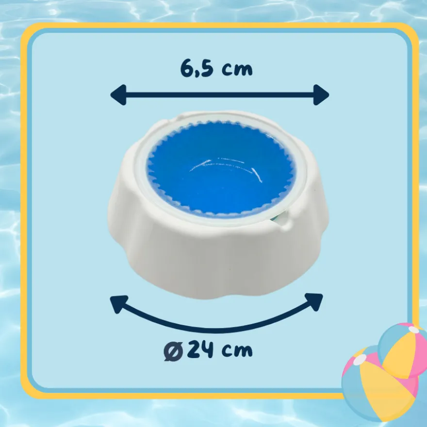 Summer Vibes Cool Bowl Small Comedouro e bebedouro para cães