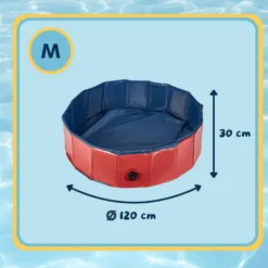 Summer Vibes Fresh Pool Piscina Vermelha para cães