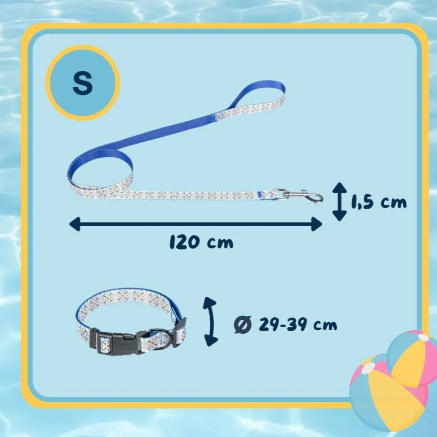 Summer Vibes Pack Trela e Coleira Dolce Vita para Cães