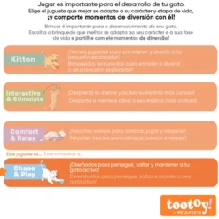 Tootoy! Bolas coloridas para gatos