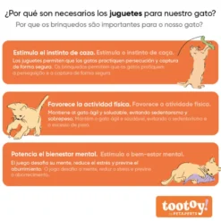 Tootoy! Chase & Play Bola interativa para gatos