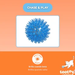 Tootoy! Chase Play Flash Ball Bola para gatos