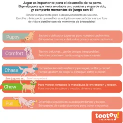 Tootoy! Chew Osso dental de bamboo sabor maçã para cães