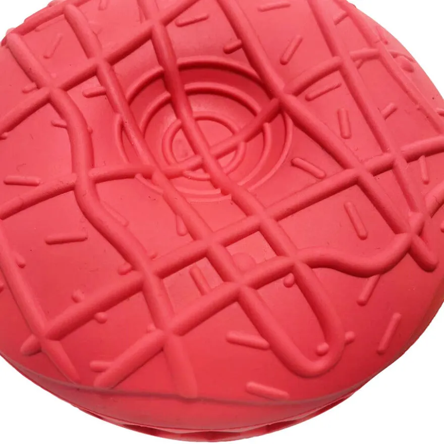 Tootoy! Chew Strawberry Donut Treat Dispenser brinquedo para cães
