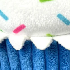 Tootoy! Comfort Birthday Cupcake Cuddler peluche com som para cães