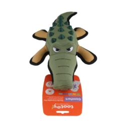 Tootoy! Comfort Brinquedo crocodilo resistente para cães