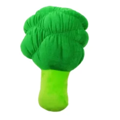 Tootoy! Comfort Healthy Broccoli Cuddler peluche com som para cães