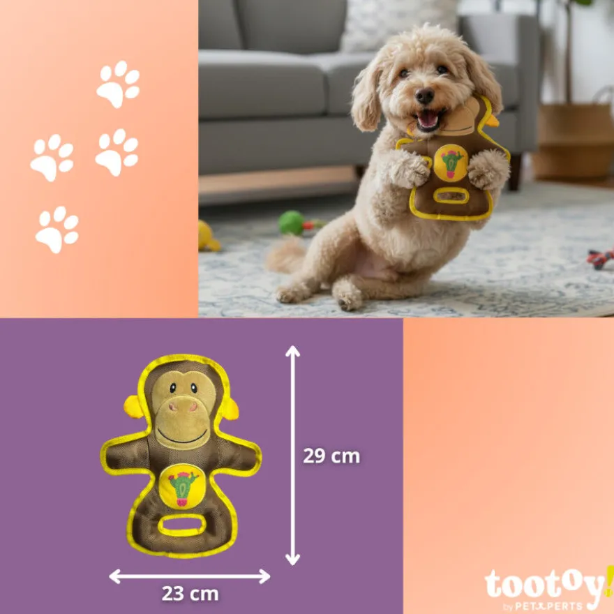 Tootoy! Comfort Peluche de macaco para cães