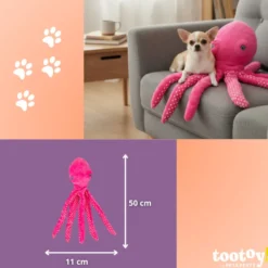 Tootoy! Comfort Peluche polvo Octopus para cães