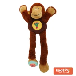 Tootoy! Comfort Twister Monkey Cuddler peluche para cães