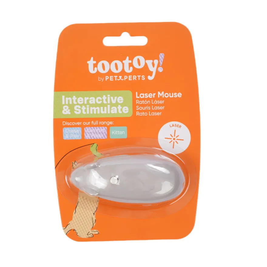 Tootoy! Interactive & Stimulate Rato com laser para gatos
