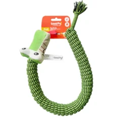 Tootoy! Pull Brinquedo de corda cobra de puxar para cães