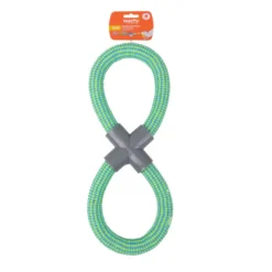 Tootoy! Pull Mordedor de corda com duplo laço para cães