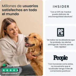 Tractive GPS Dog 6 Rastreador Mint de cães