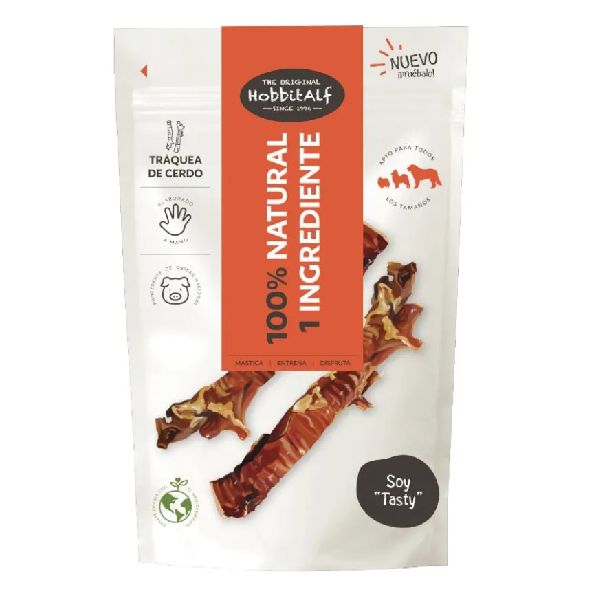 Traquéia de porco Hobbitalf para cães