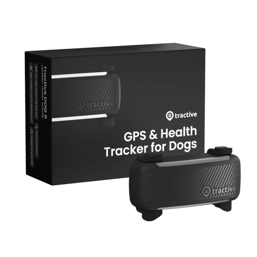 Trative GPS Dog 6 Rastreador de cães preto