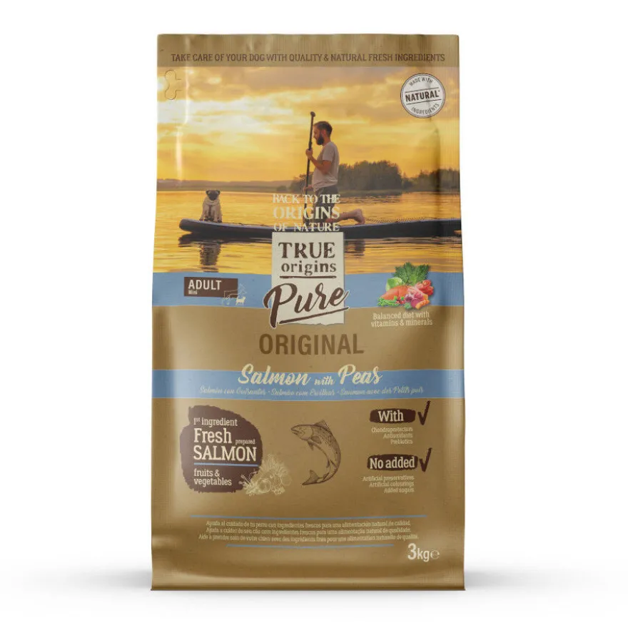 True Origins Pure Adult Mini Salmon Ração para cães