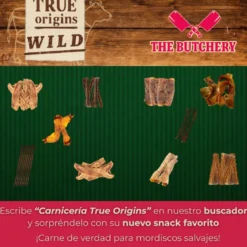 True Origins Salsichas de Frango Snack para cães