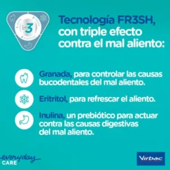 Virbac Snacks Dentários Veggiedent Fresh para cães de raça pequena