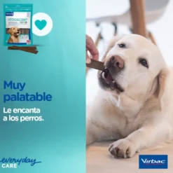 Virbac Snacks Dentários Veggiedent Fresh para cães de raça grande