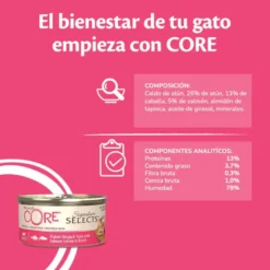 Wellness Core Flaked Salmão em lata para gatos