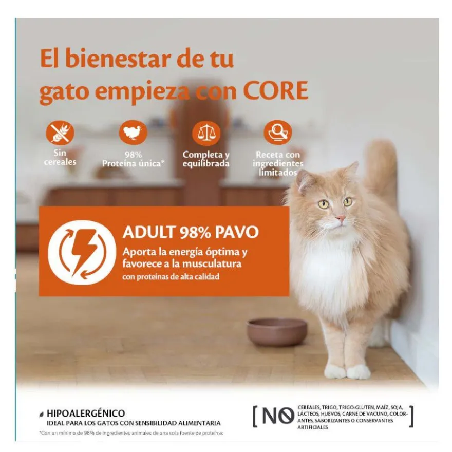 Wellness Core Protein Salmão e Frango terrina para gatos