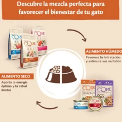 Wellness Core Tender Cuts frango e peru saquetas para gatos