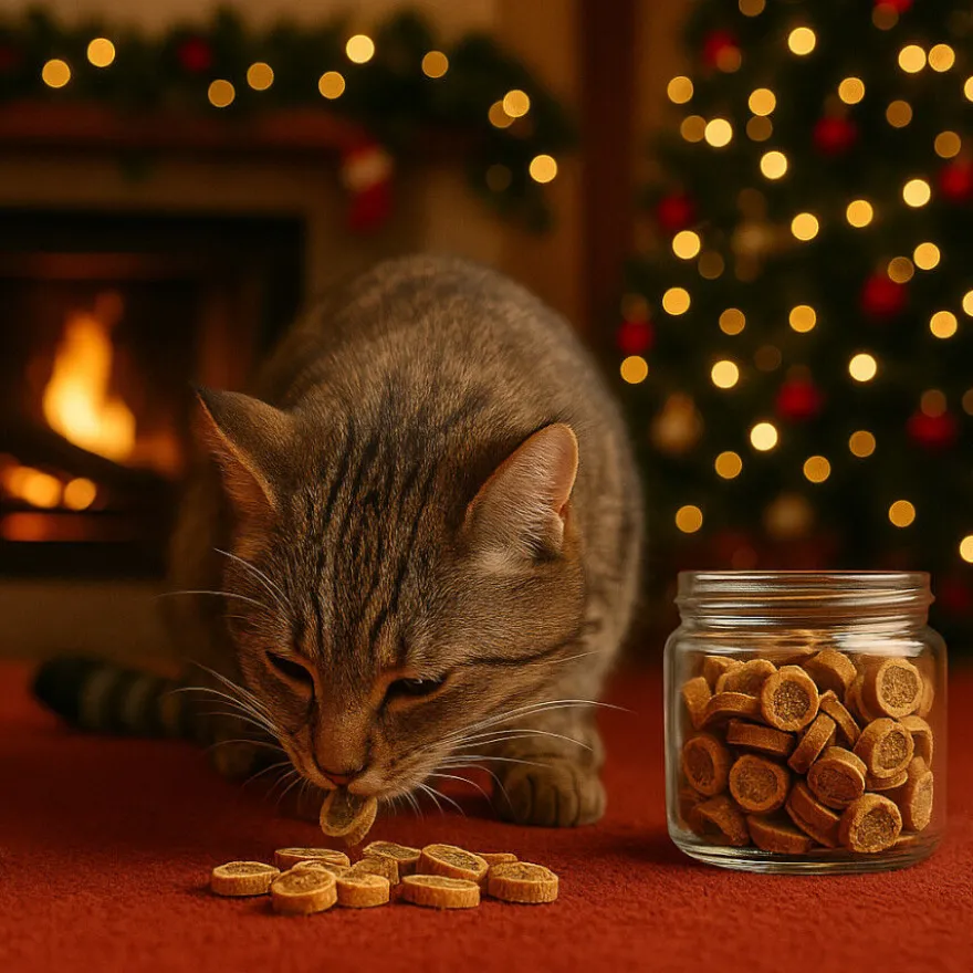 Wonder Christmas Caixa de Petiscos de Natal para gatos